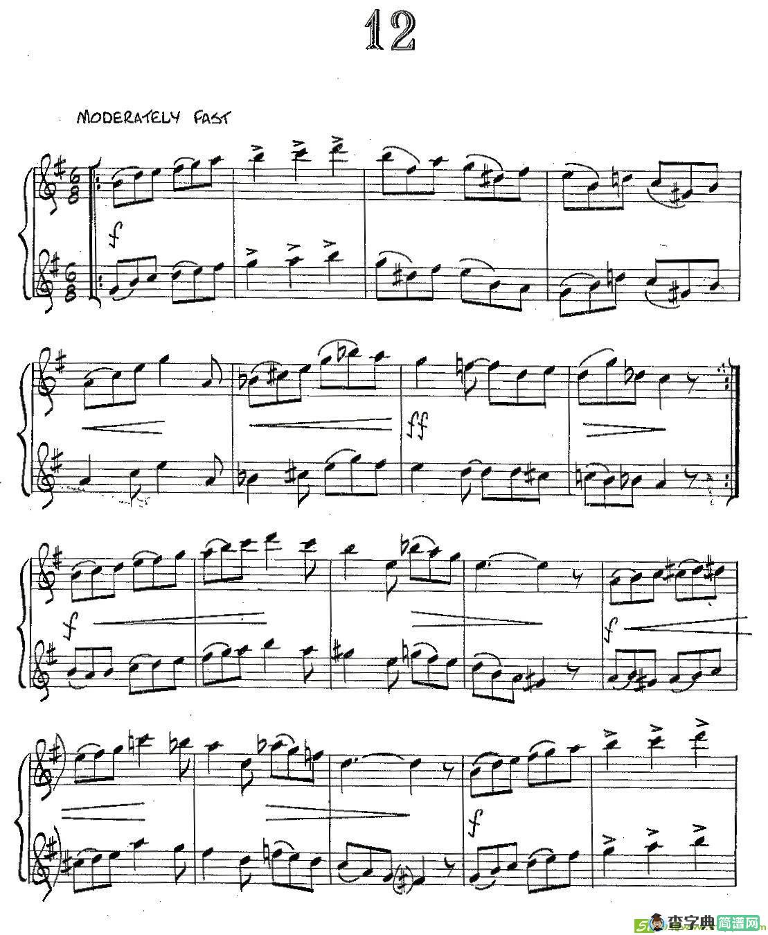 Jazz Conception For Saxophone Duets - 12萨克斯谱