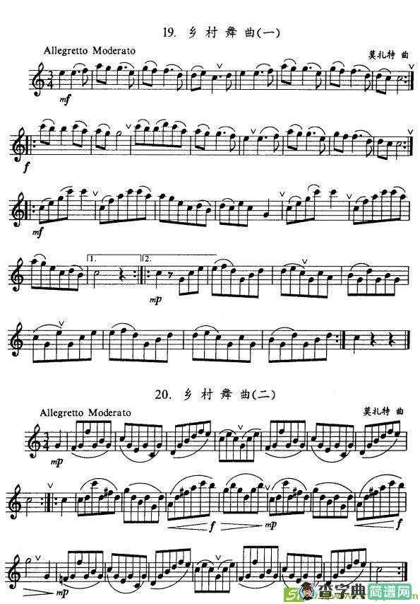 乡村舞曲萨克斯谱