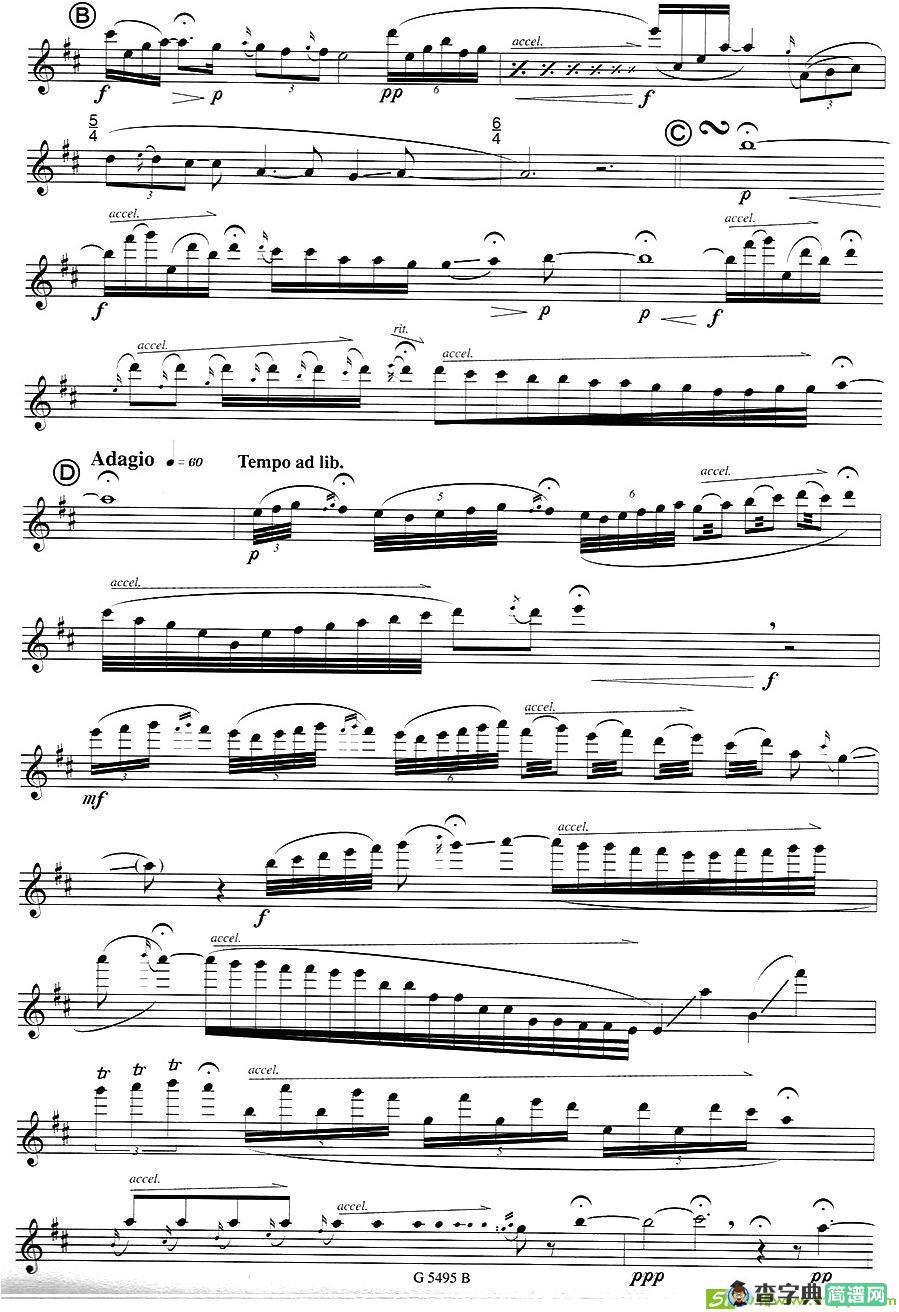 FuzzyBirdSonata（绒毛鸟奏鸣曲）（2、SingBird）萨克斯谱