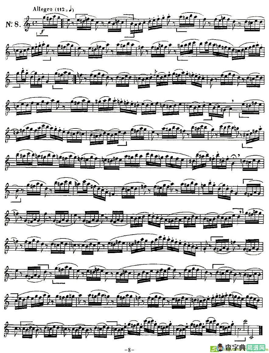 KLOSE的15首练习曲集萨克斯谱