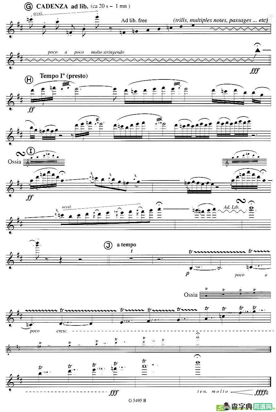 Fuzzy Bird Sonata萨克斯曲谱（3、Fly Bird）