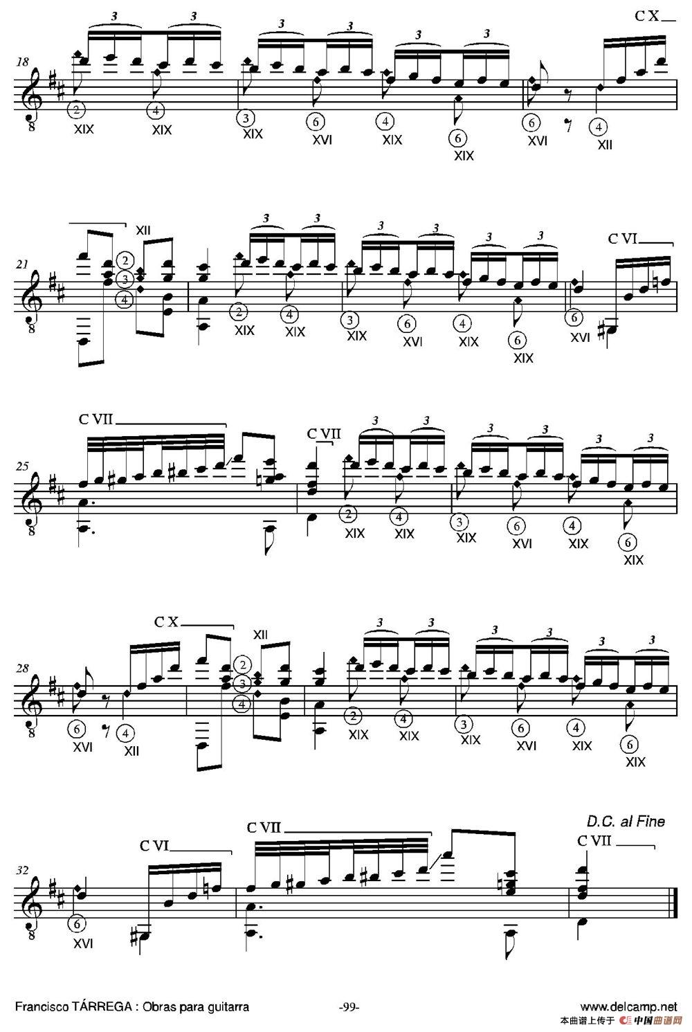 ALBORADA(Capricho)（古典吉他）吉他谱