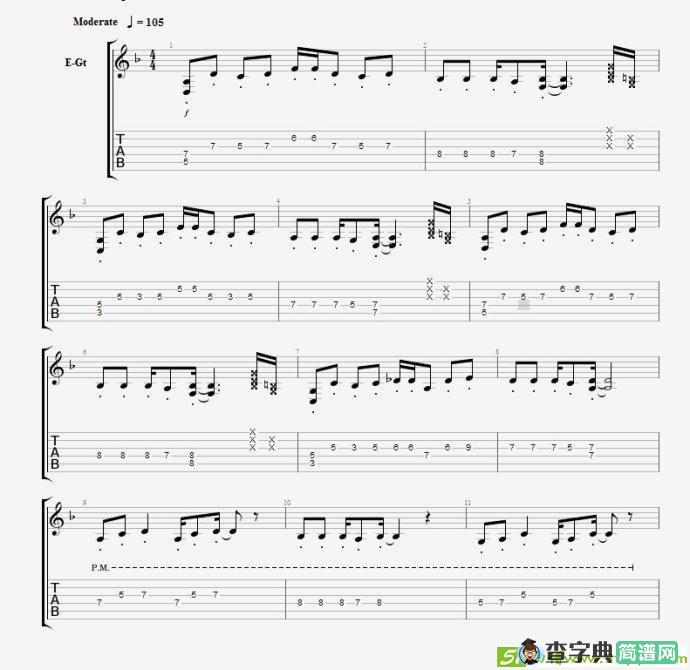 CNBLUE 《孤独啊》吉他谱一吉他曲谱