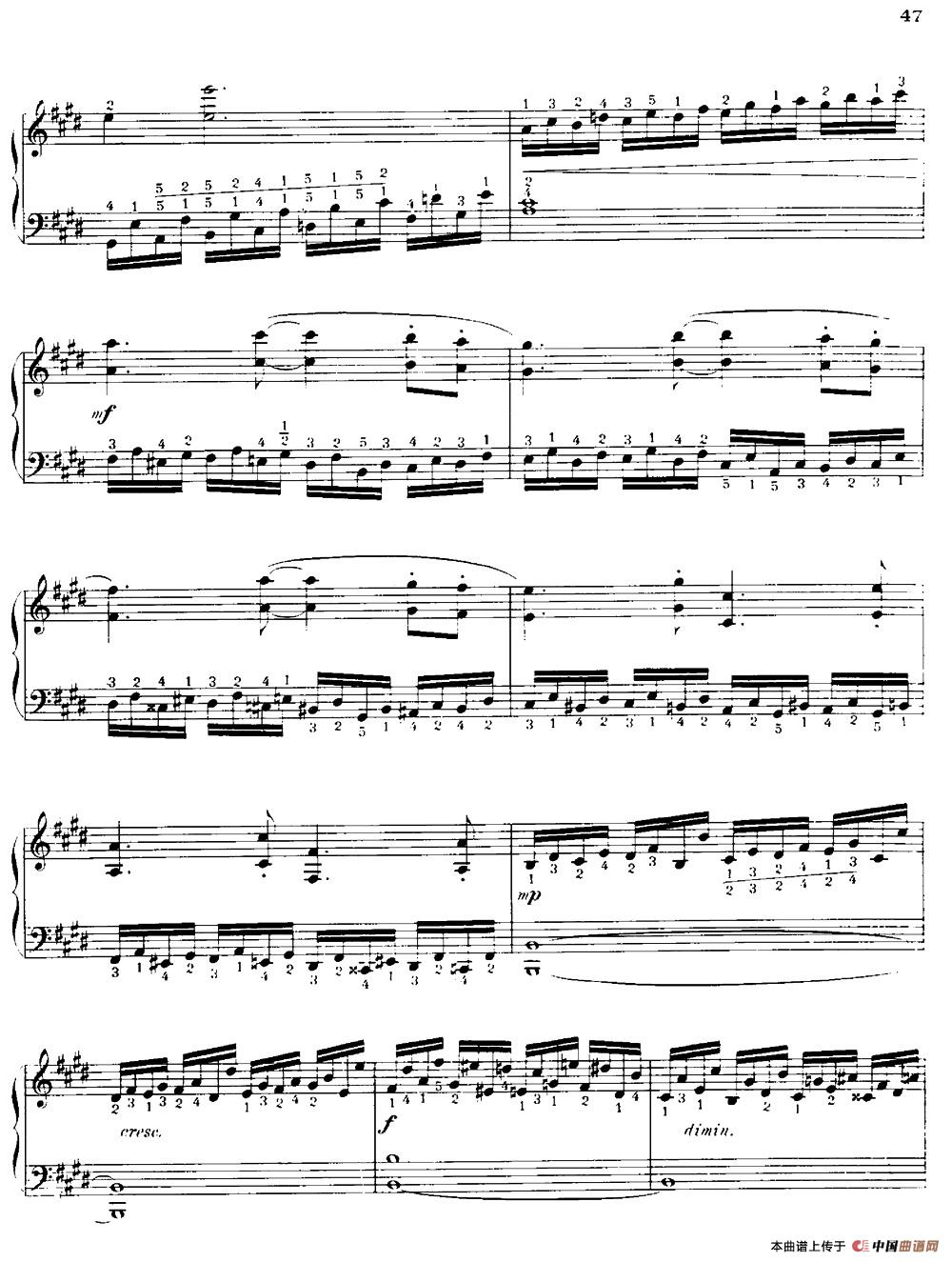 20 Petites Etudes, Op.91（20首小型练习曲）（19）钢琴谱