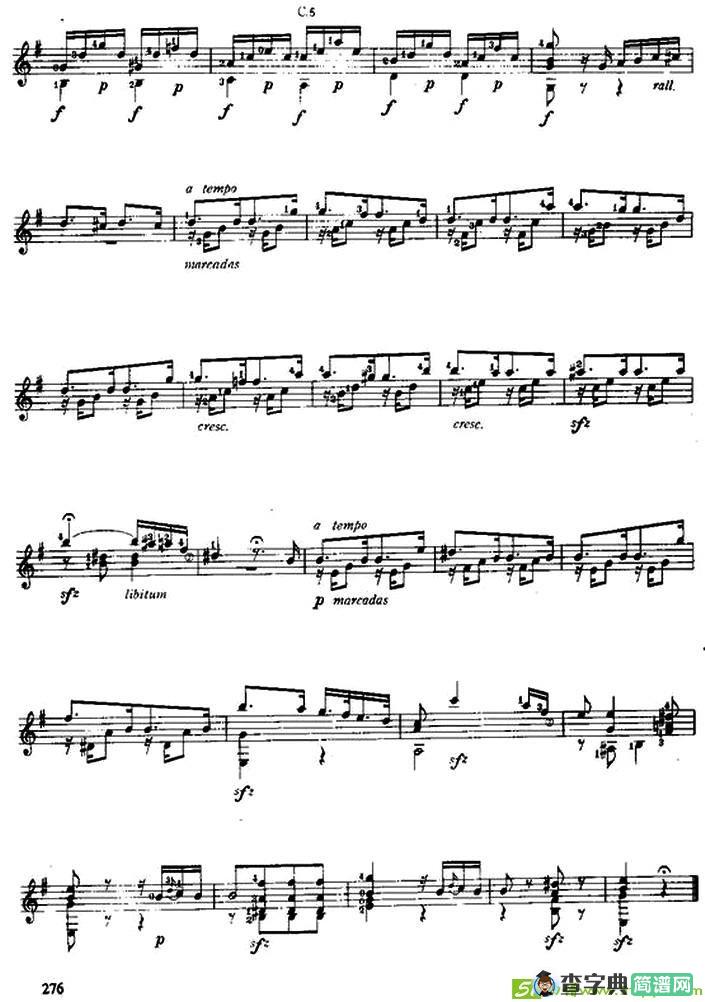 别离吉他曲谱