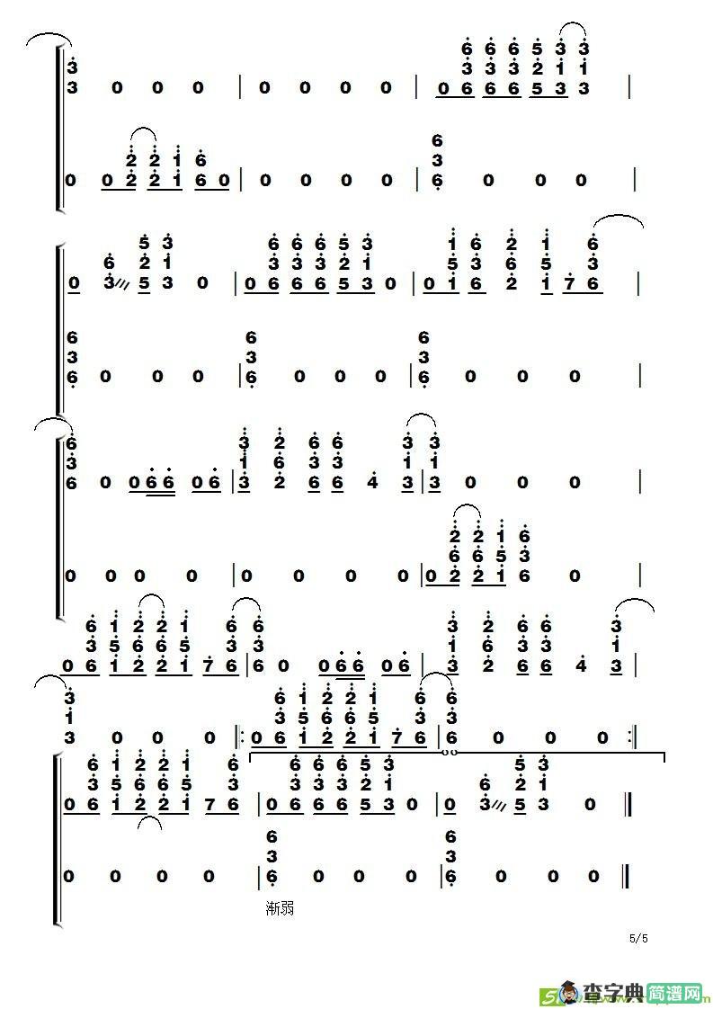 Billie Jean古筝古琴谱(迈克尔.杰克逊作曲)