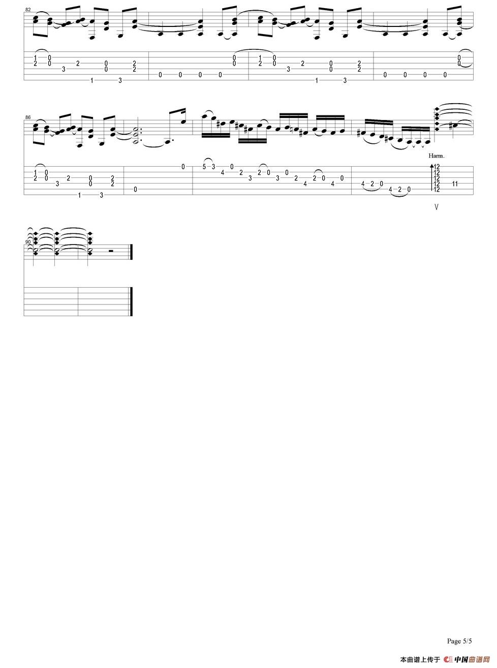 tommy emmanuel：old town（指弹吉他）吉他谱