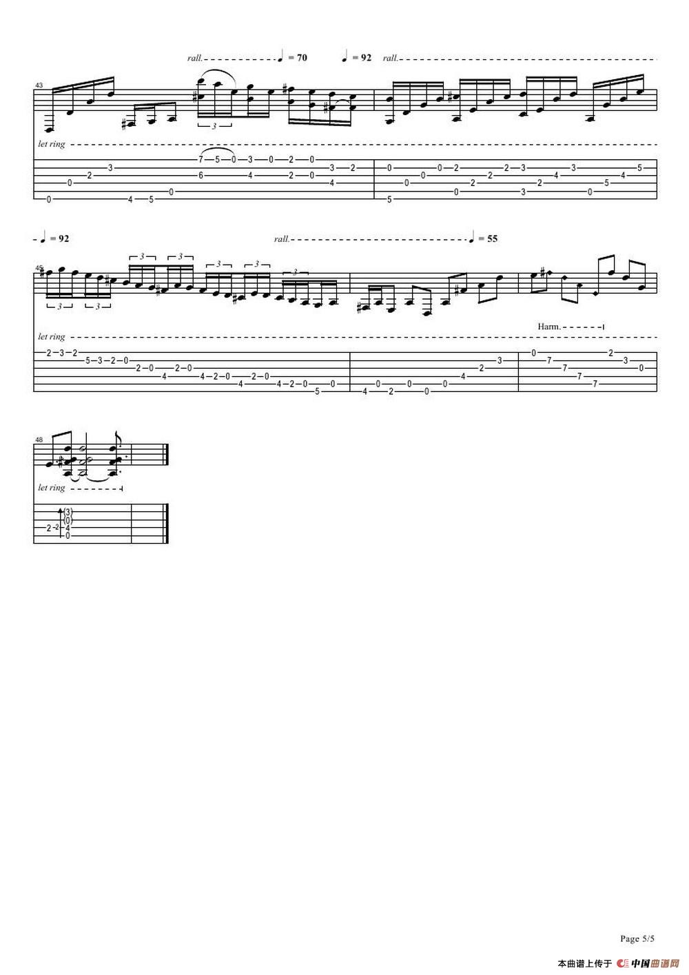 tommy emmanuel： precious time(1)（指弹吉它）吉他谱