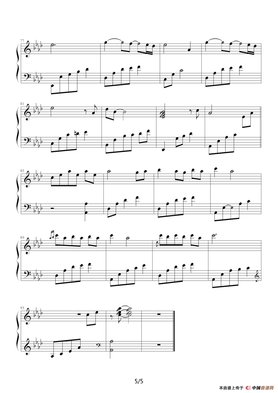 Moon River（选自钢琴专辑《白日梦游》）钢琴谱
