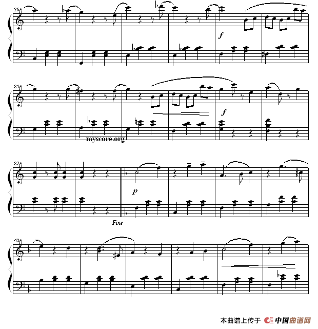 春之声圆舞曲（荆乐霞编配版）钢琴谱
