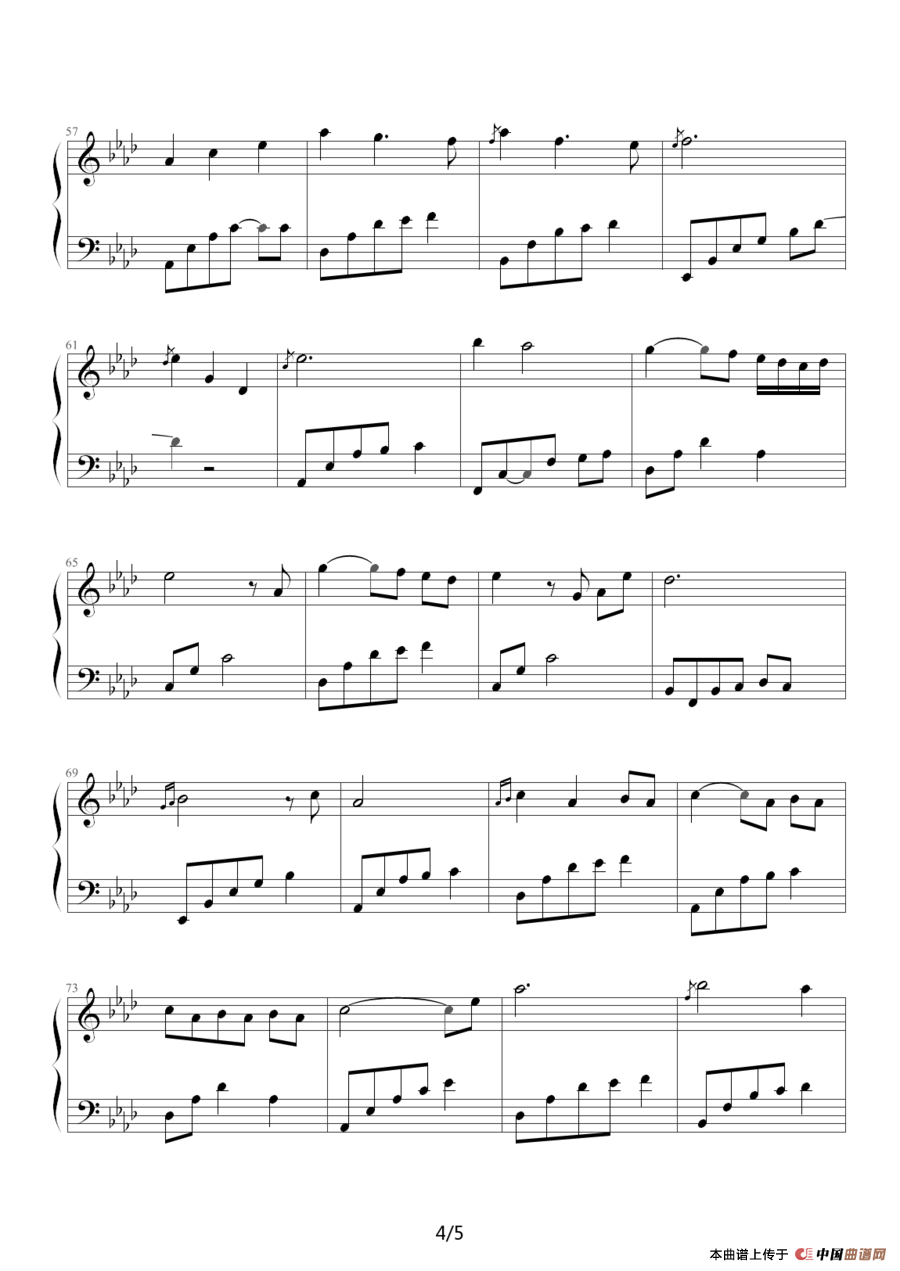 Moon River（选自钢琴专辑《白日梦游》）钢琴谱