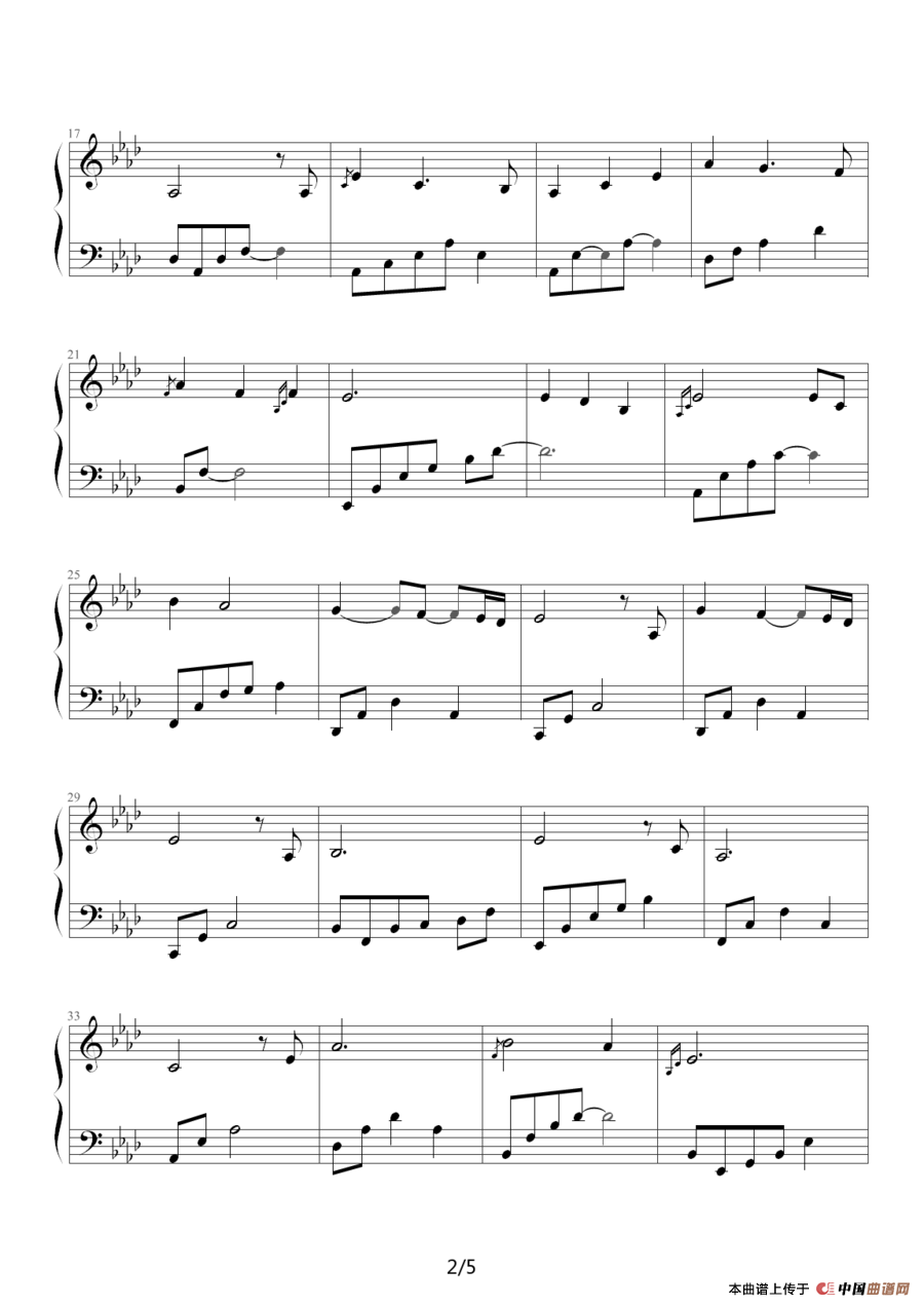 Moon River（选自钢琴专辑《白日梦游》）钢琴谱