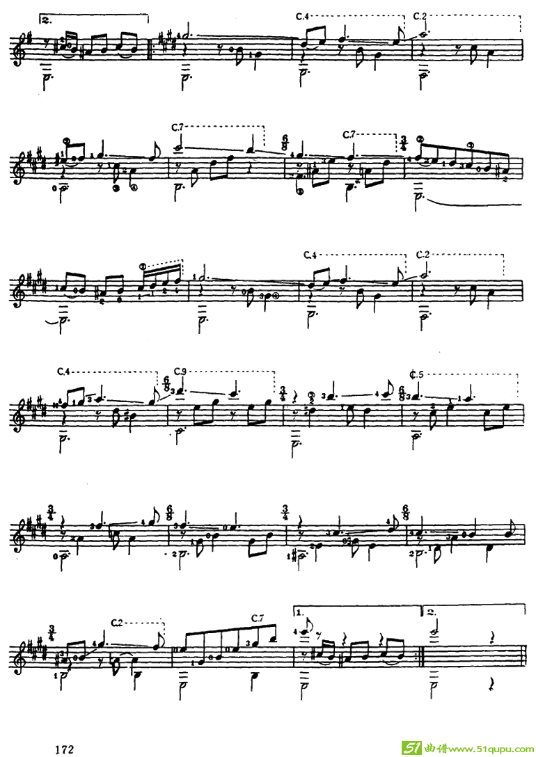 委内瑞拉舞曲3号（古典吉它）吉他谱
