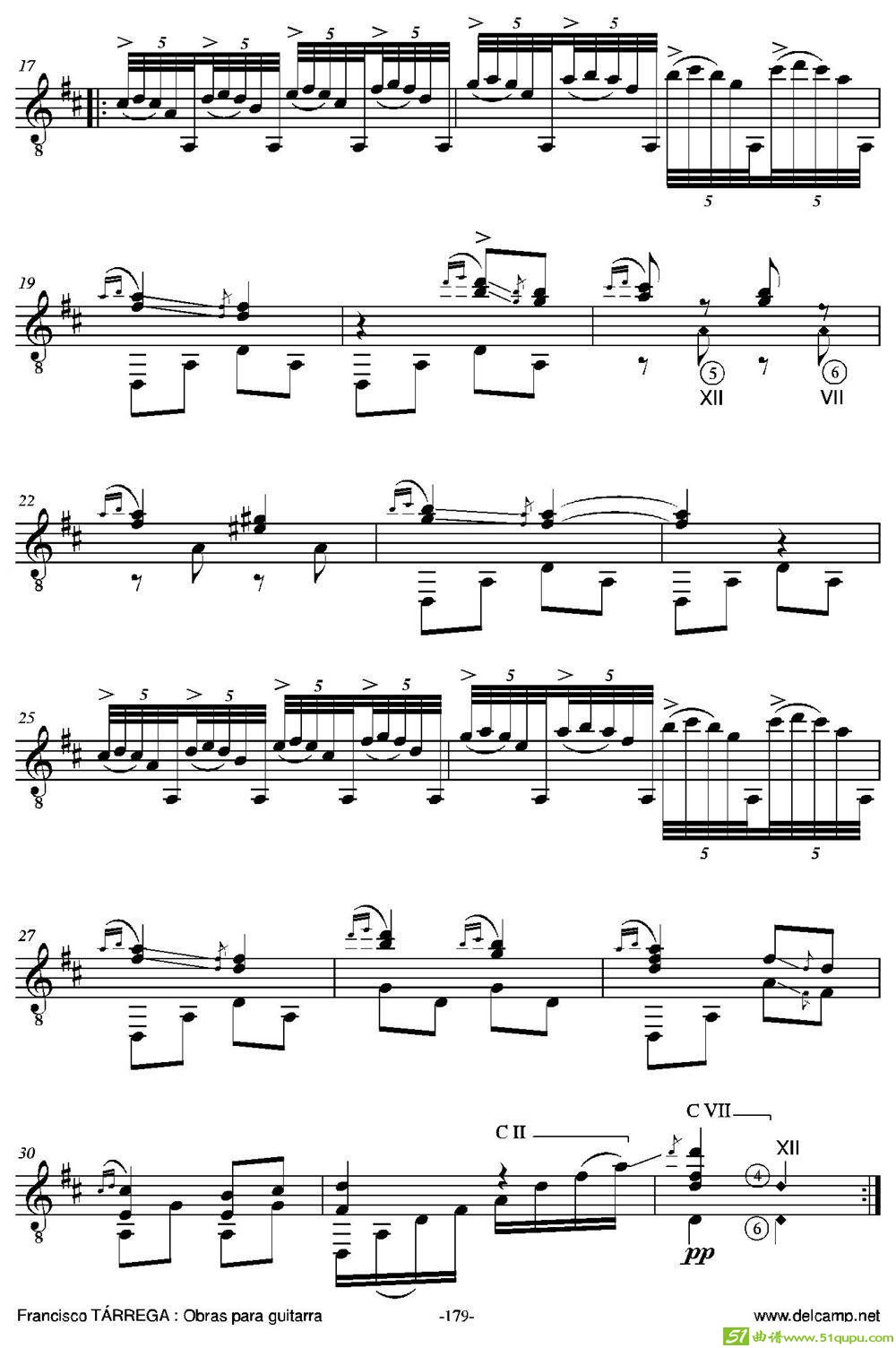 ELCOLUMPIO(Enremayor)（古典吉他）吉他谱