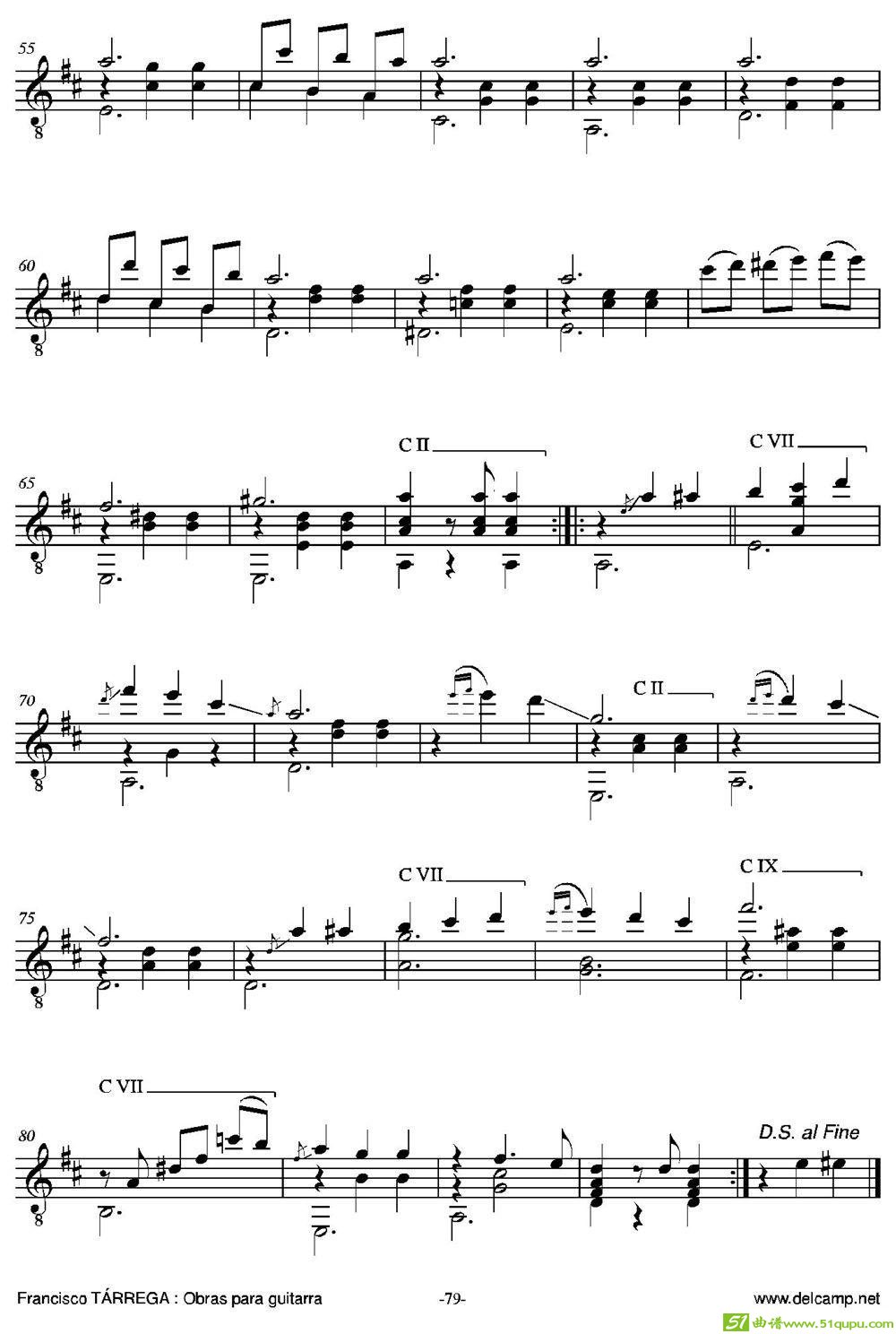LASDOSHERMANITAS(Dosvalses)（古典吉他）吉他谱