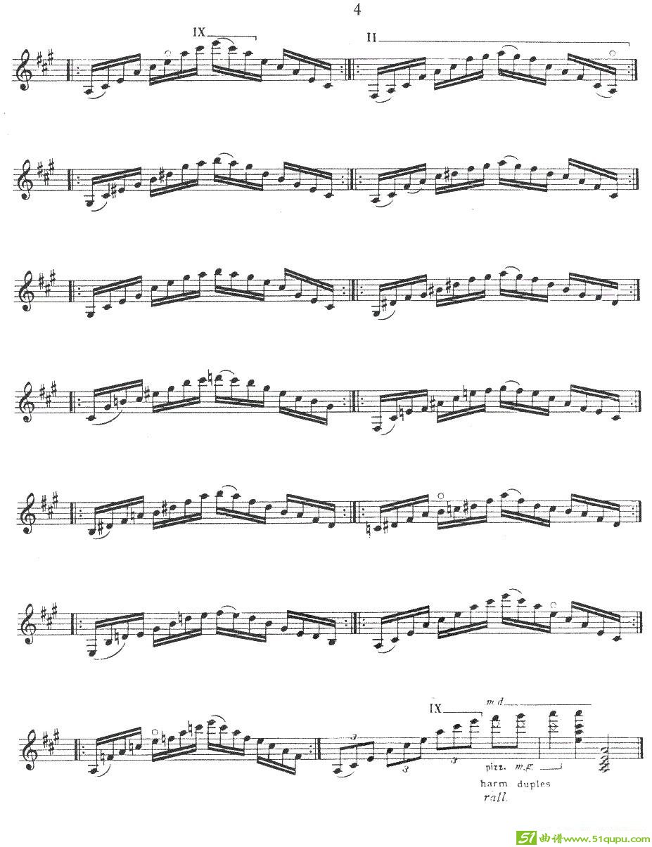 练习曲第二号吉他曲谱([巴西]维拉·罗勃斯作曲)