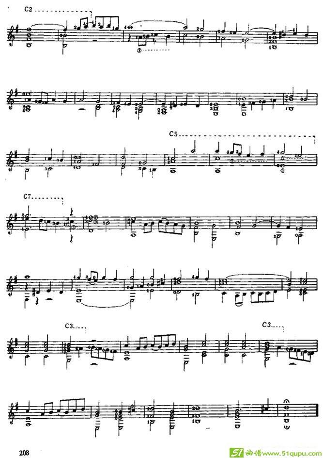 皇帝之歌吉他曲谱