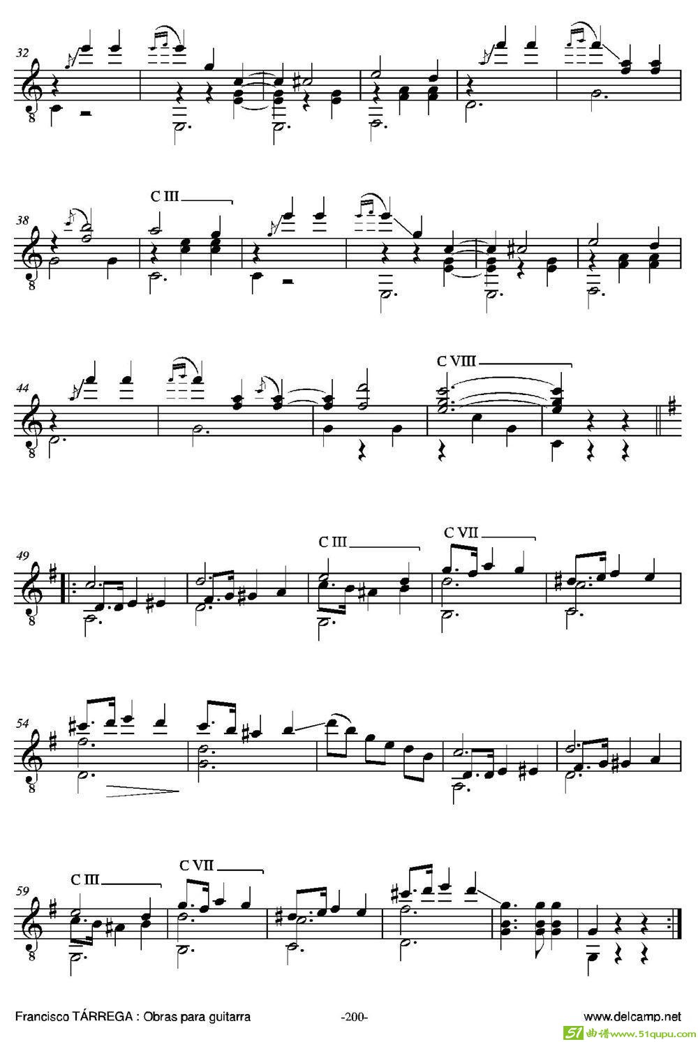 PAQUITO(Vals)（古典吉他）吉他谱