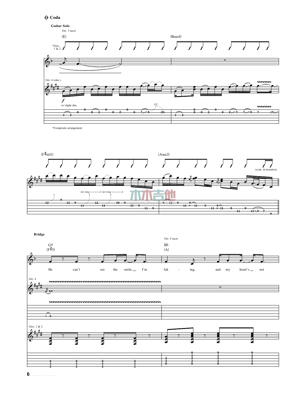 The Way I Loved You(吉他谱)