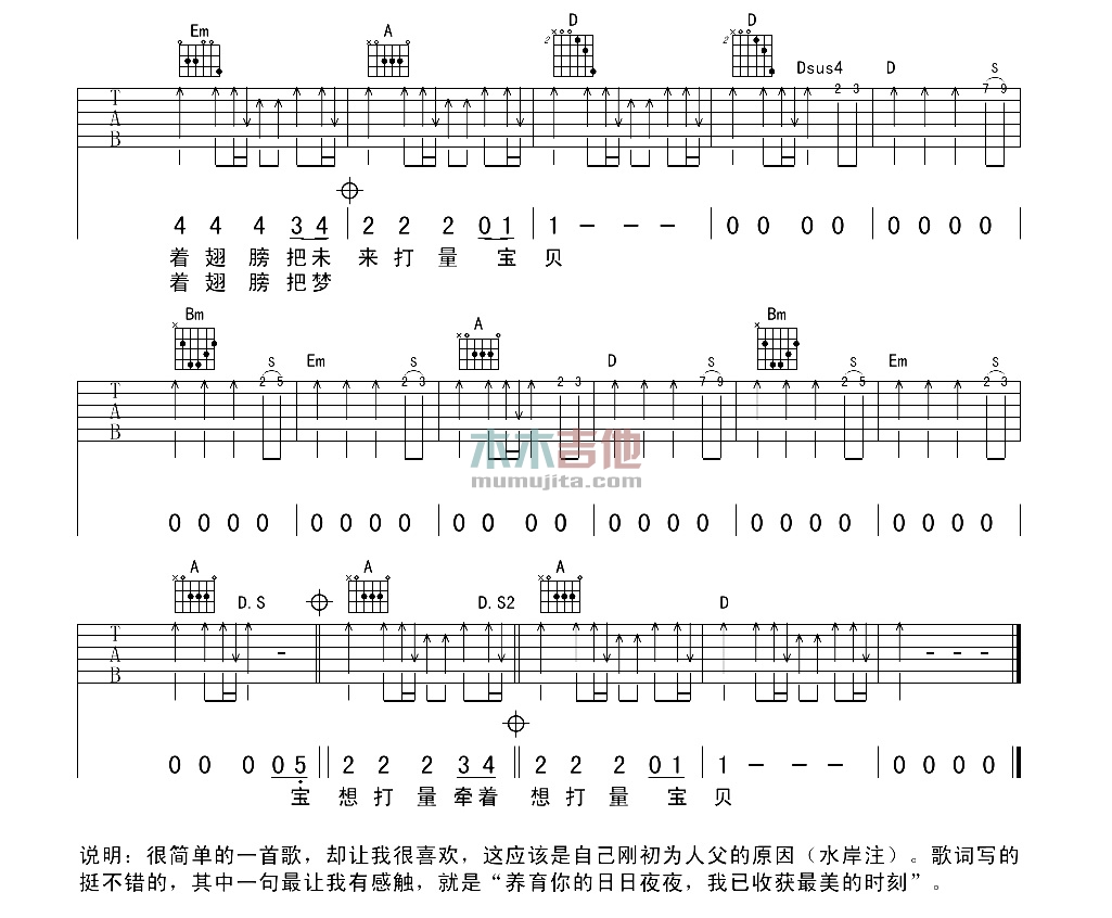 宝贝你听到了吗(吉他谱)
