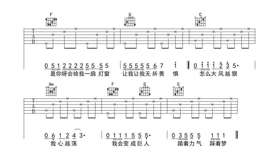 野子(吉他谱)
