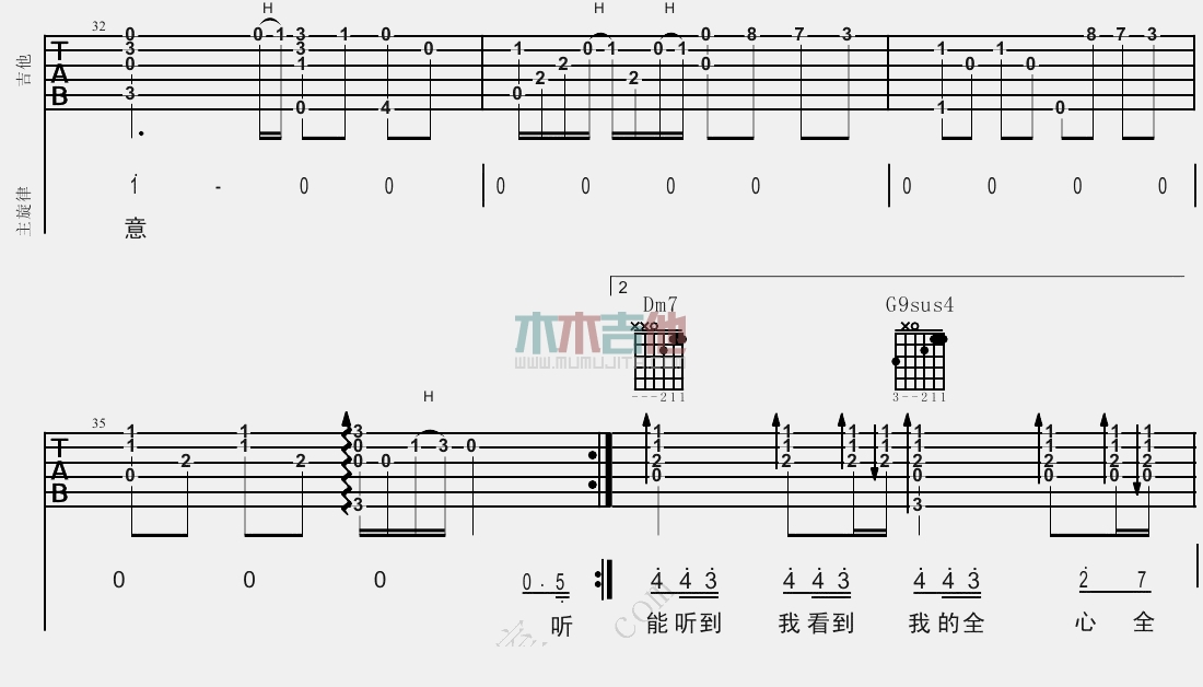 洋葱(大伟)(吉他谱)