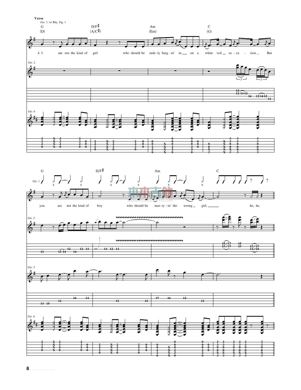 Speak Now(吉他谱)