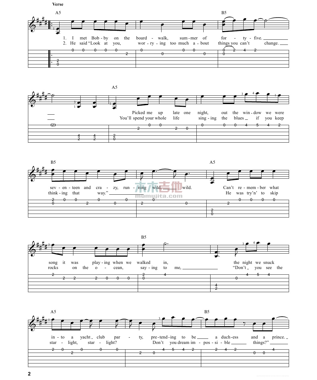 Starlight(吉他谱)