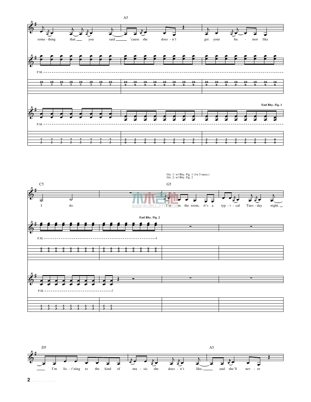 You Belong with Me(吉他谱)
