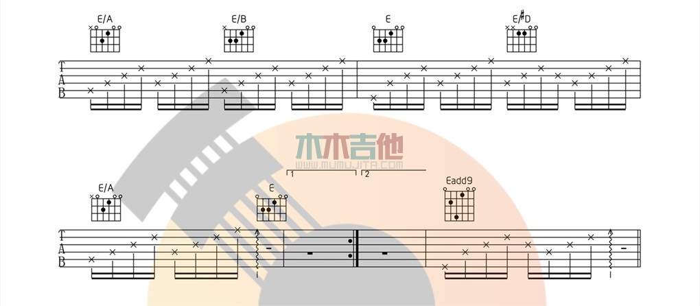 剩下的盛夏(吉他谱)