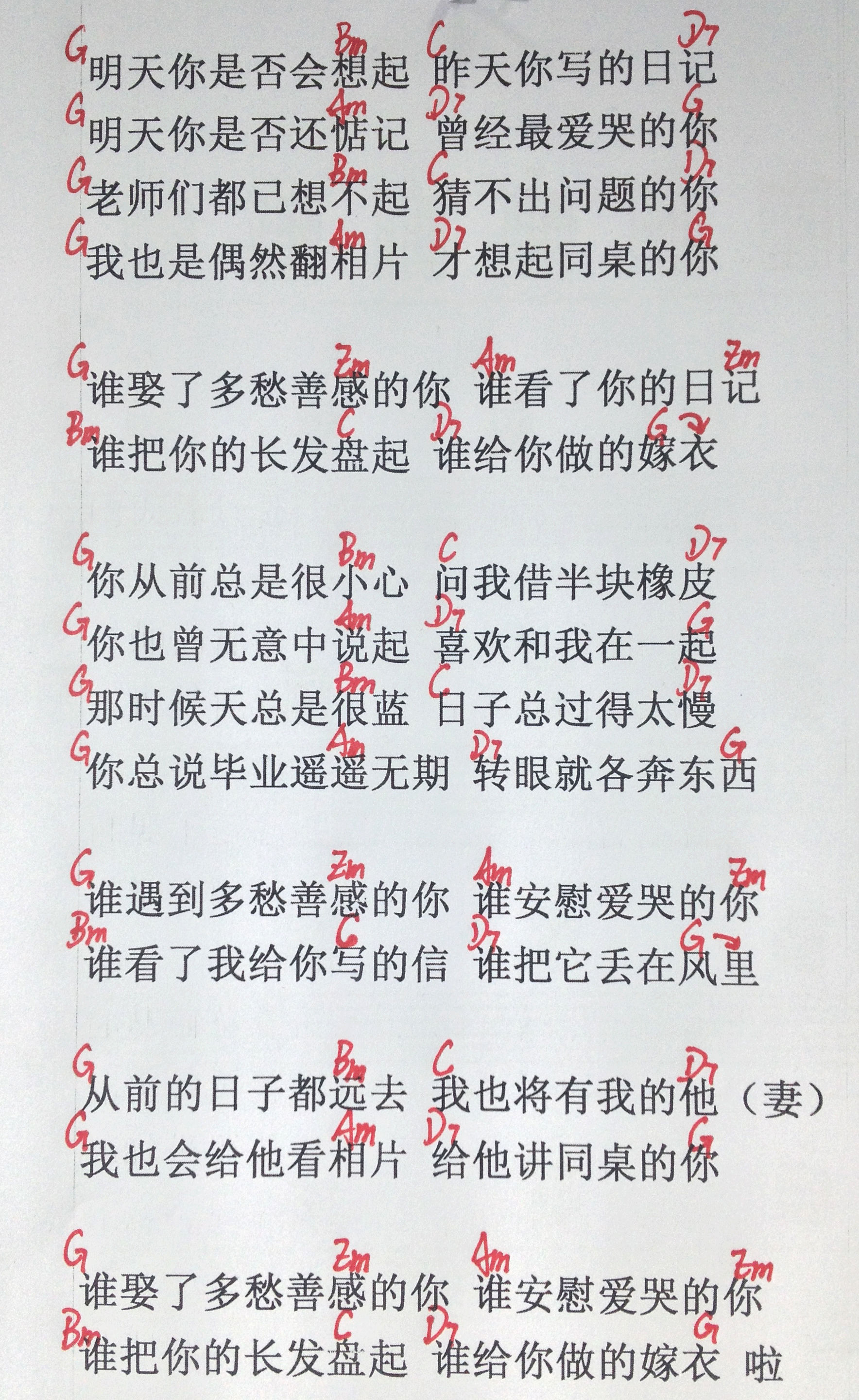 同桌的你(大伟)