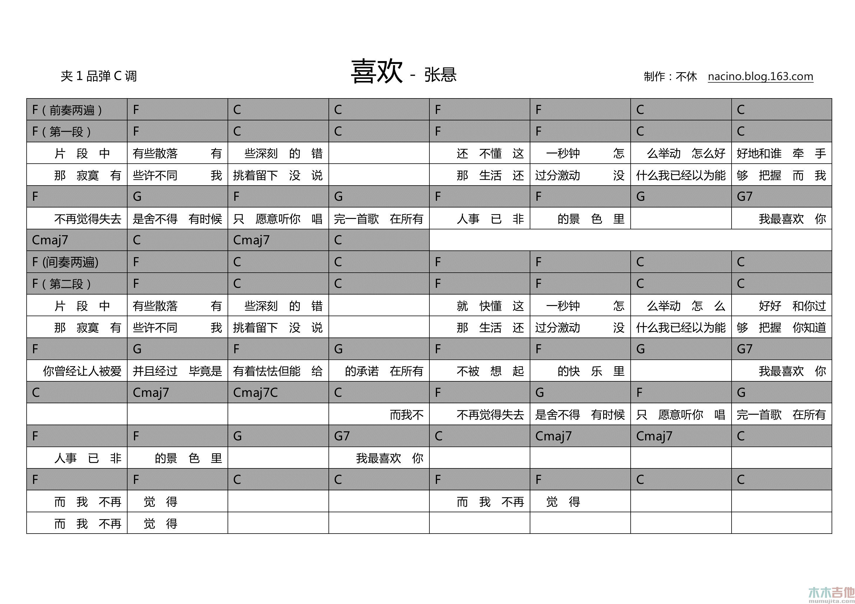 喜欢