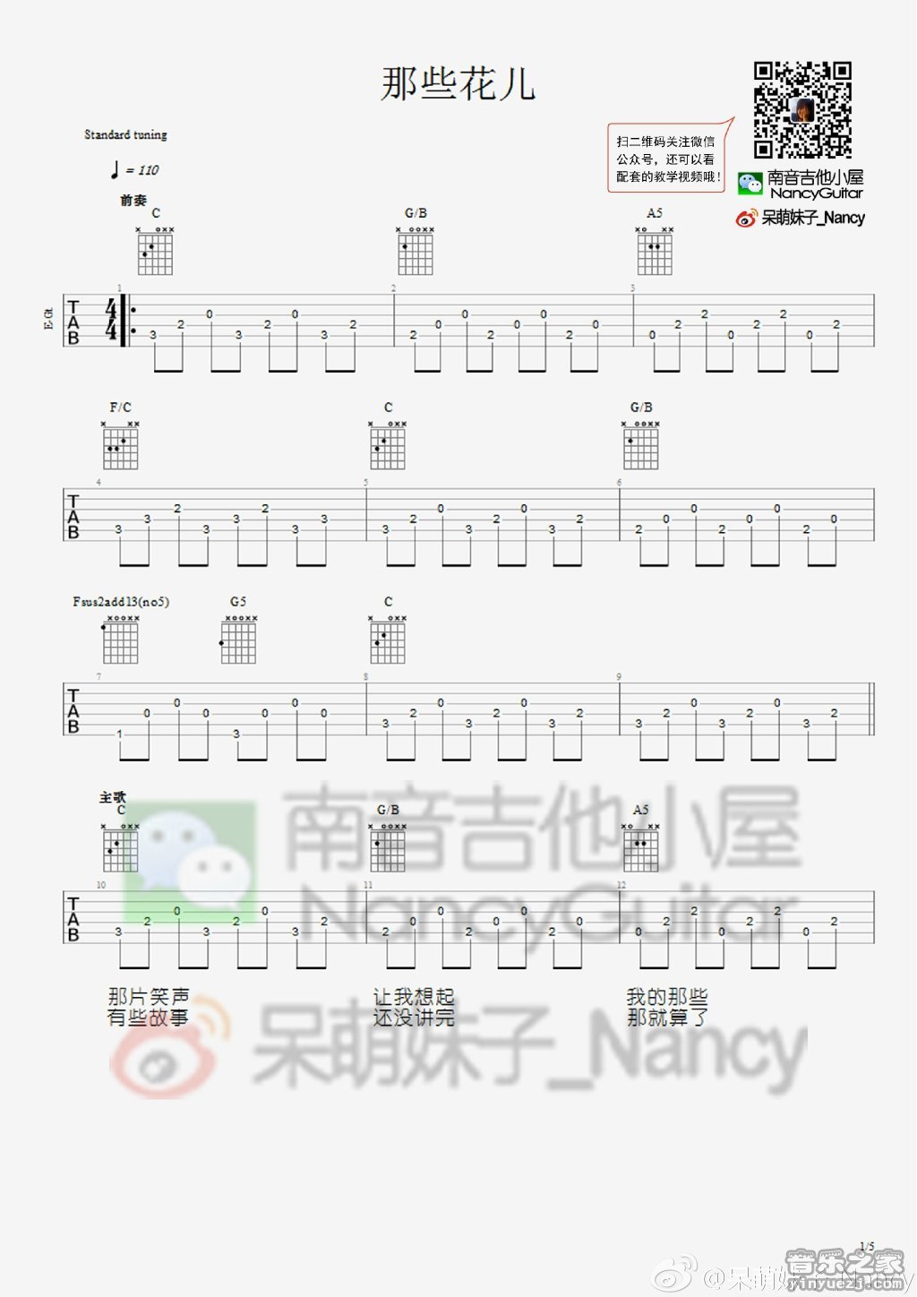那些花儿(Nancy)
