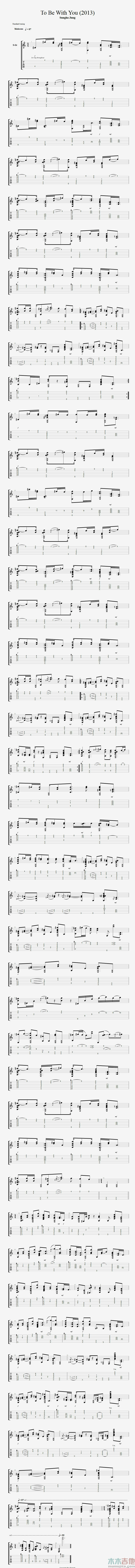 To Be With You(指弹版)