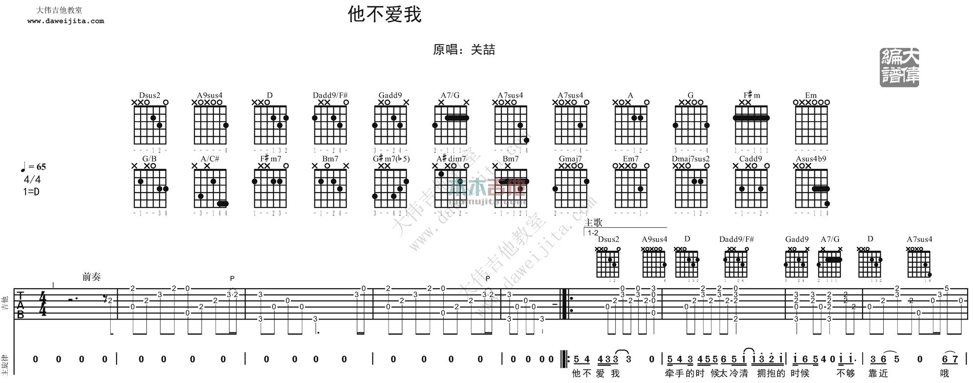 他不爱我