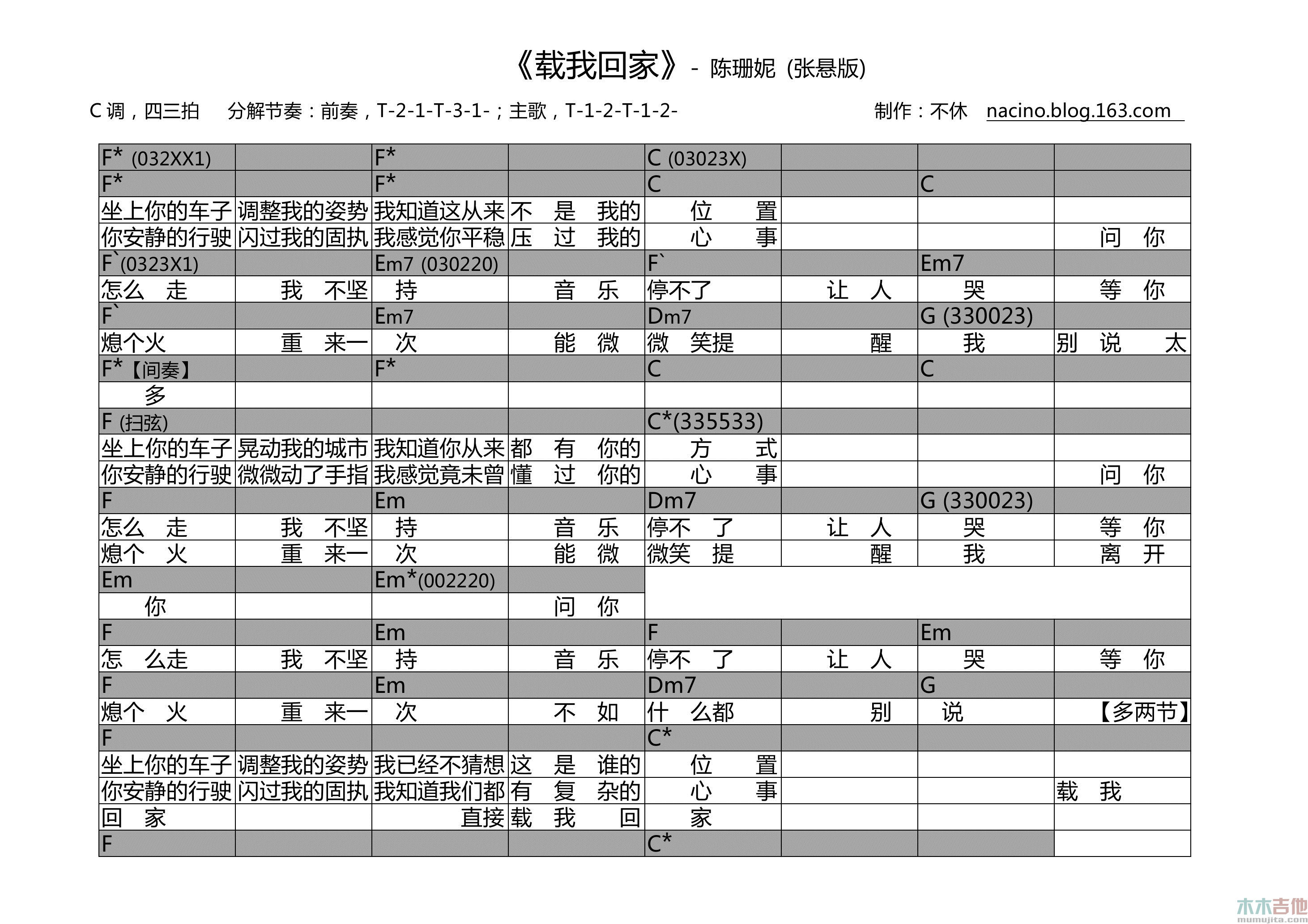 载我回家