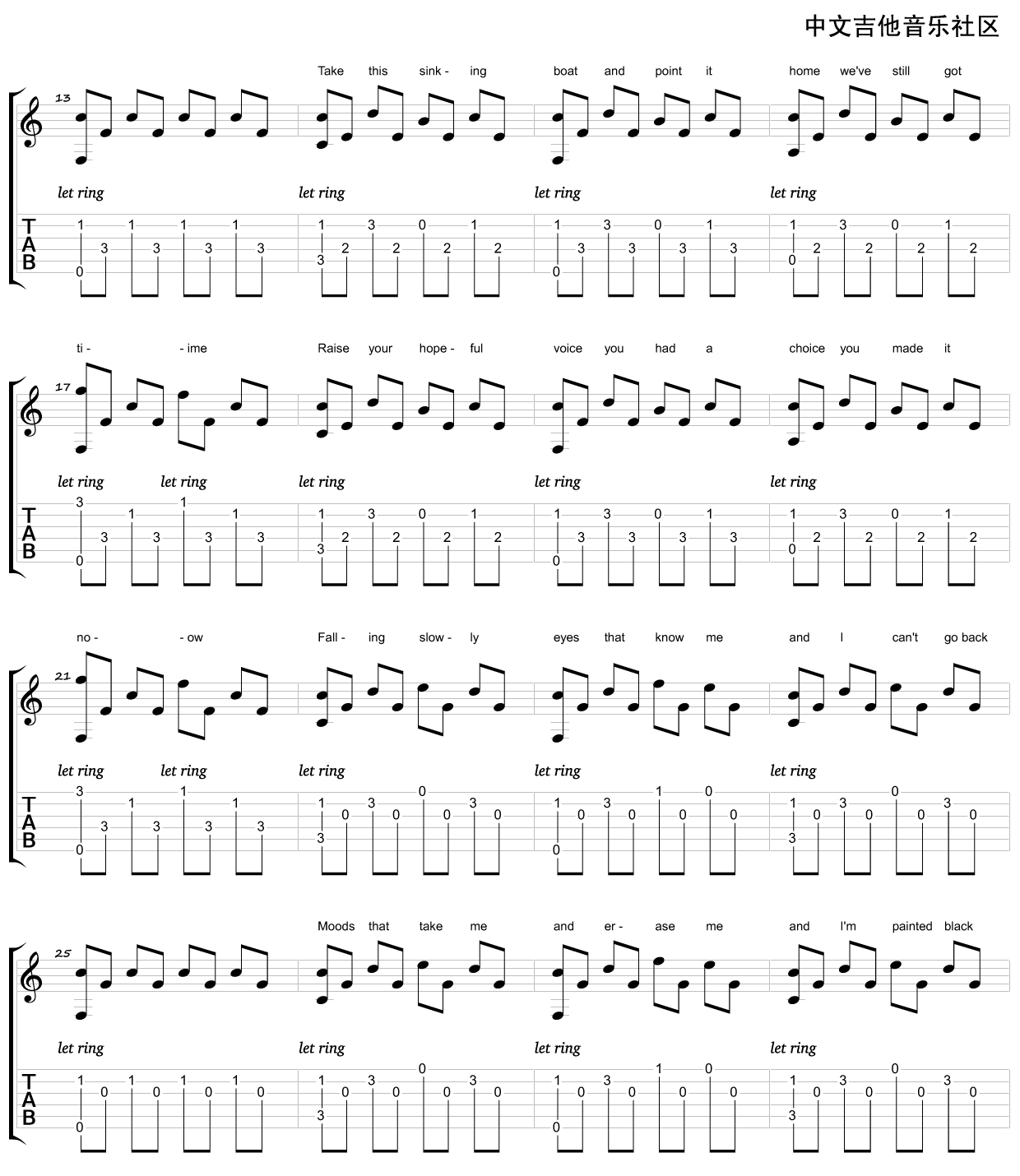 Falling Slowly(指弹版)
