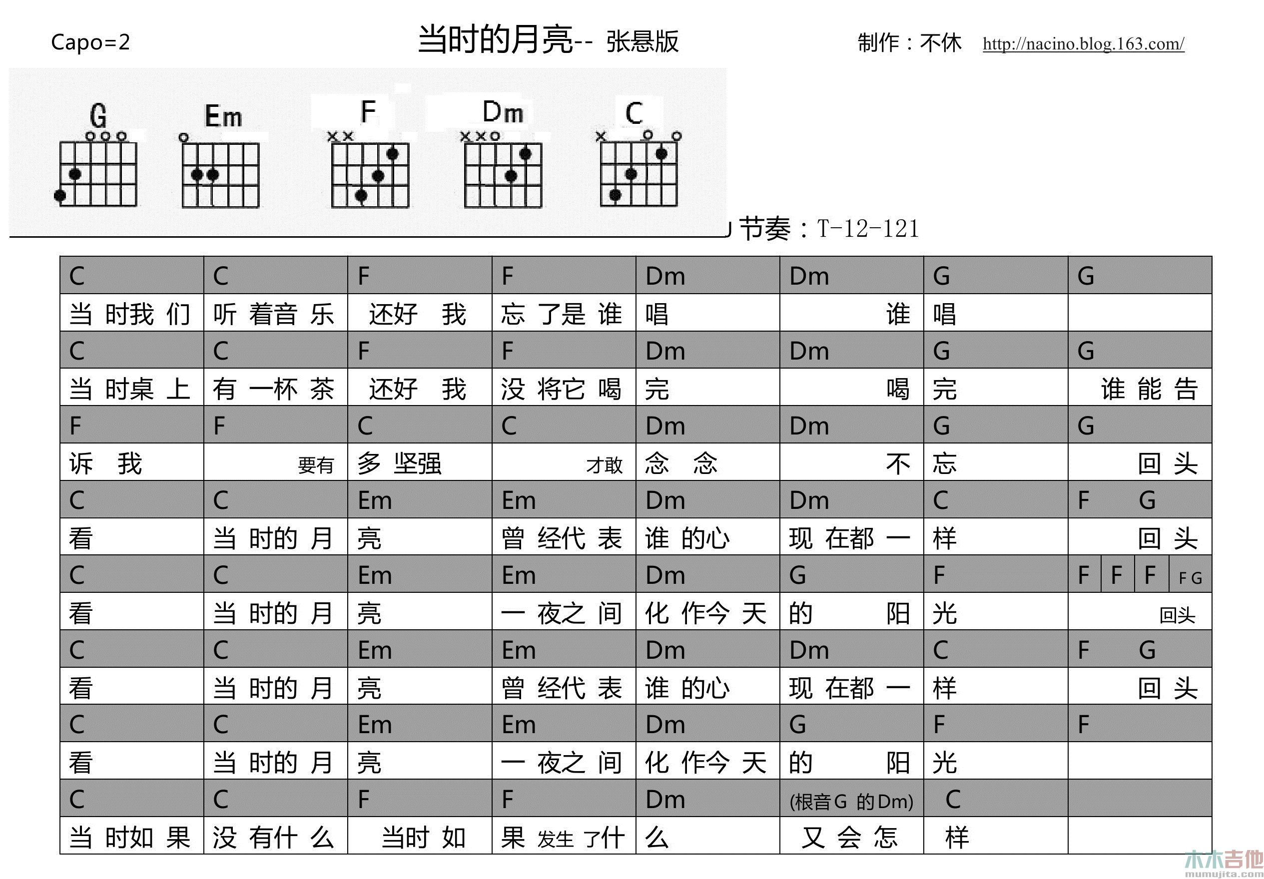 当时的月亮