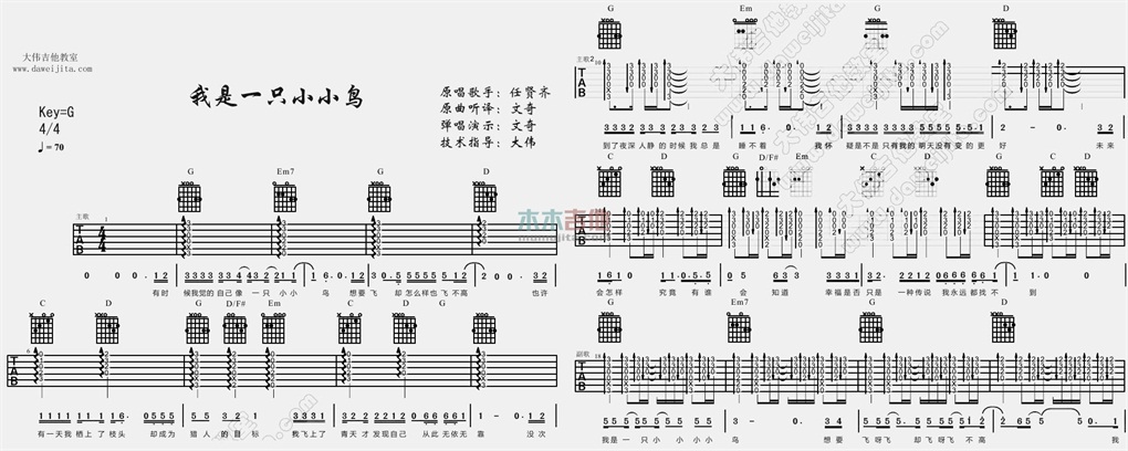 我是一只小小鸟(大伟)