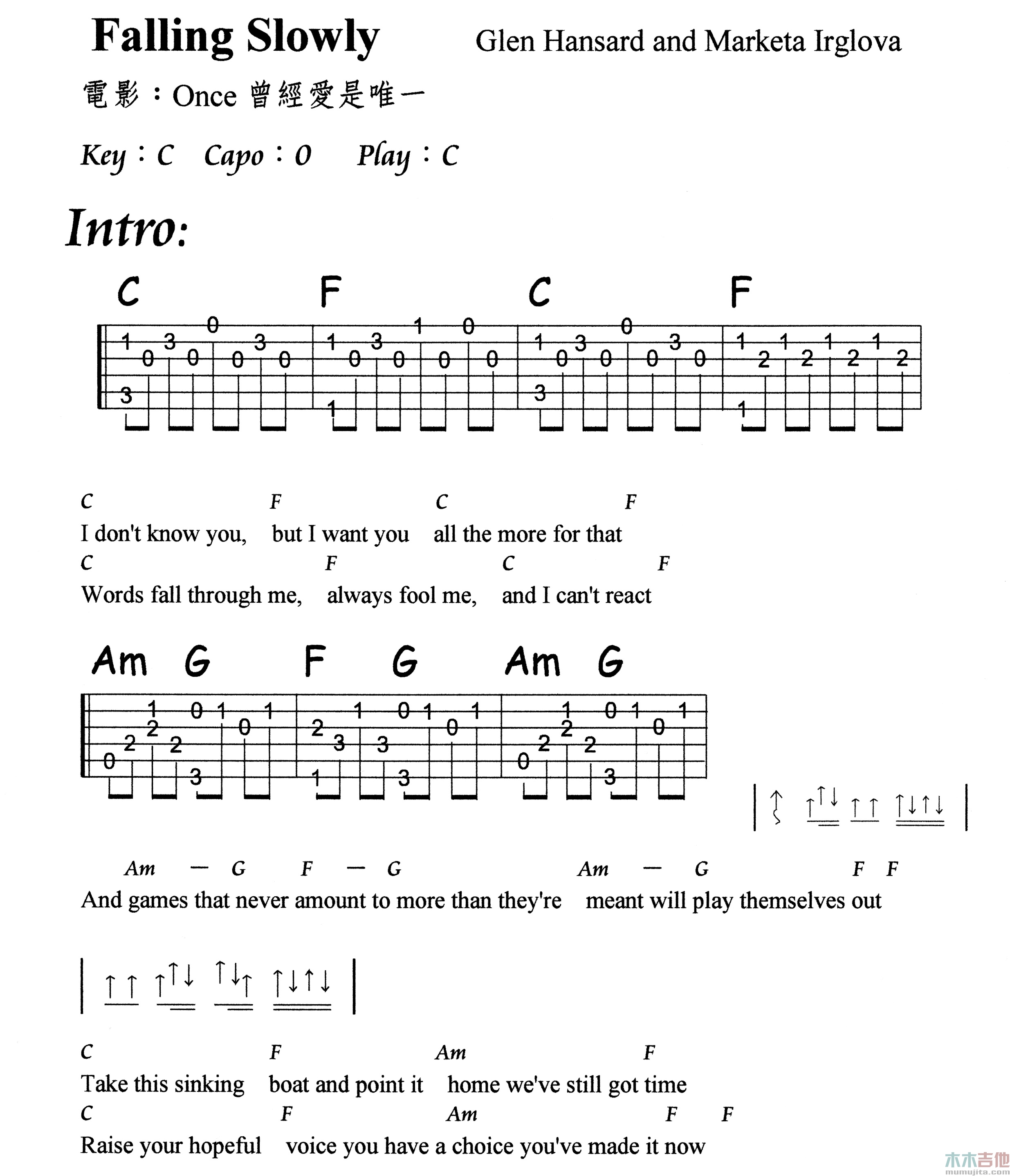 Falling Slowly