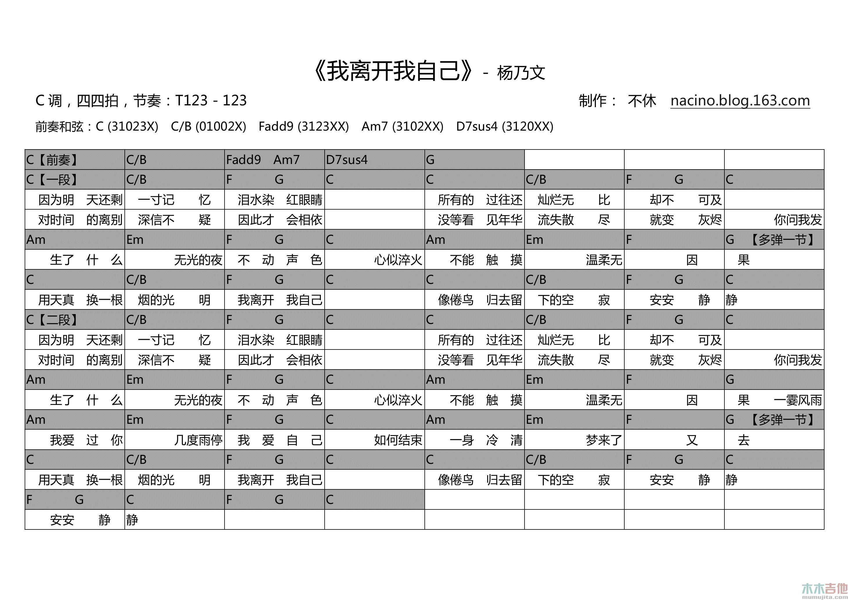 我离开我自己