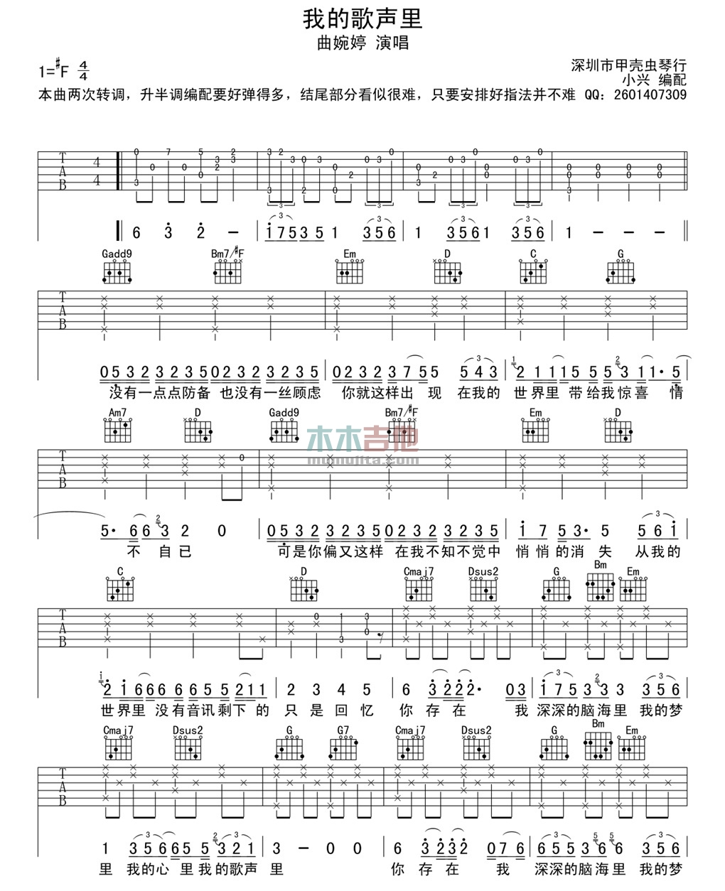 我的歌声里