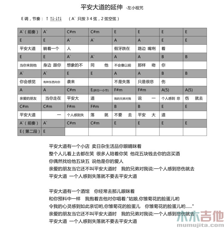 平安大道的延伸