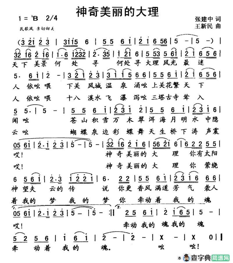神奇美丽的大理