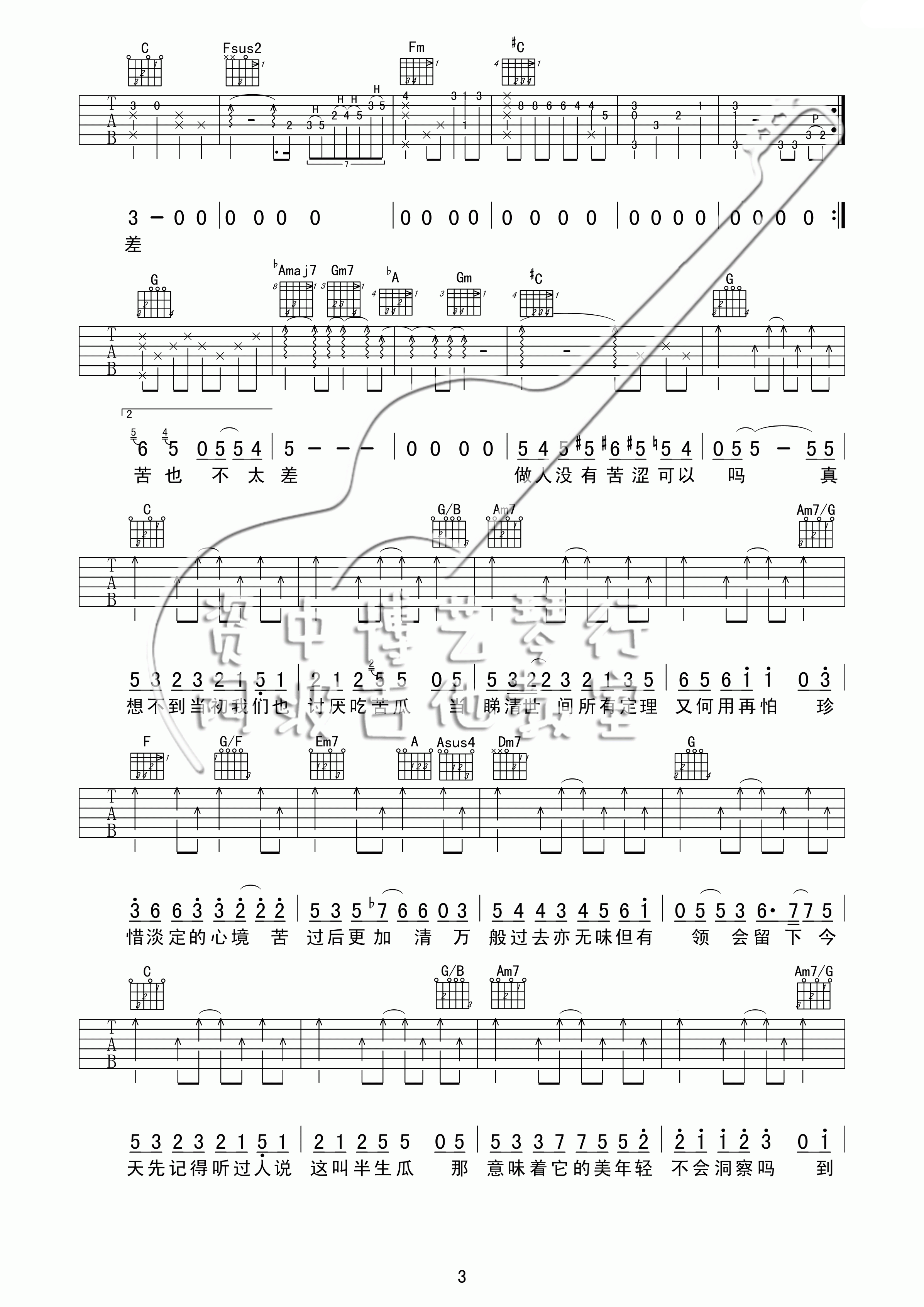 陈奕迅 Bitter gourd