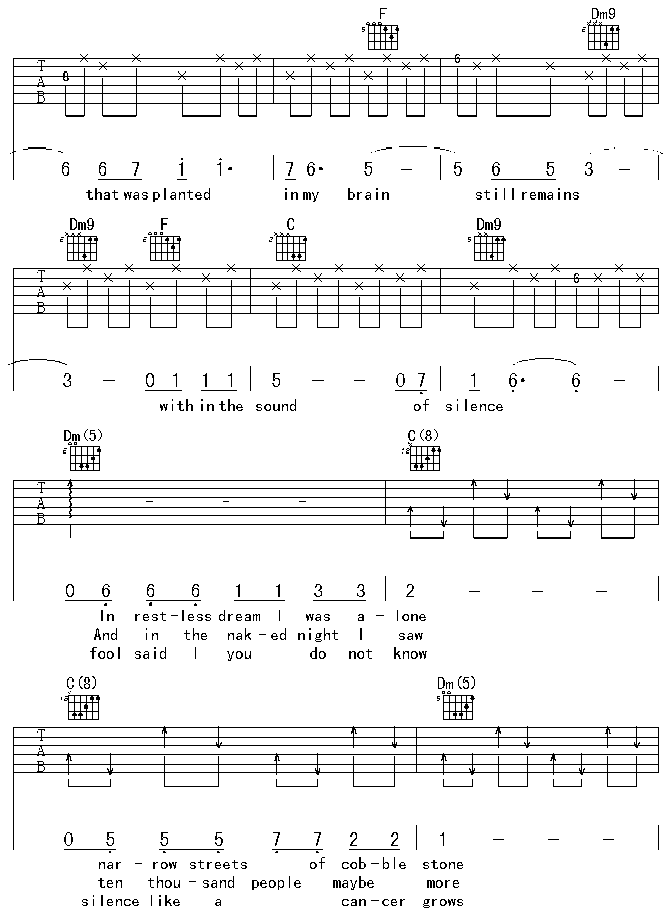 The Sounds Of Silence寂静之声