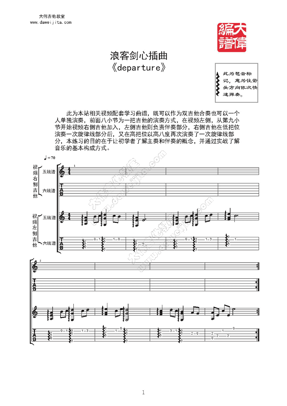 浪客剑心插曲 Departure