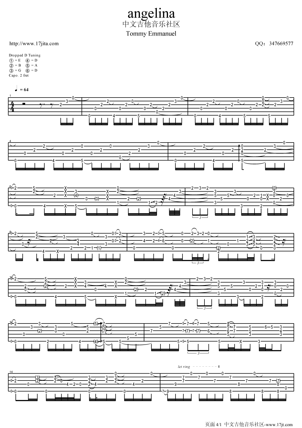 Tommy Emmanuel angelina