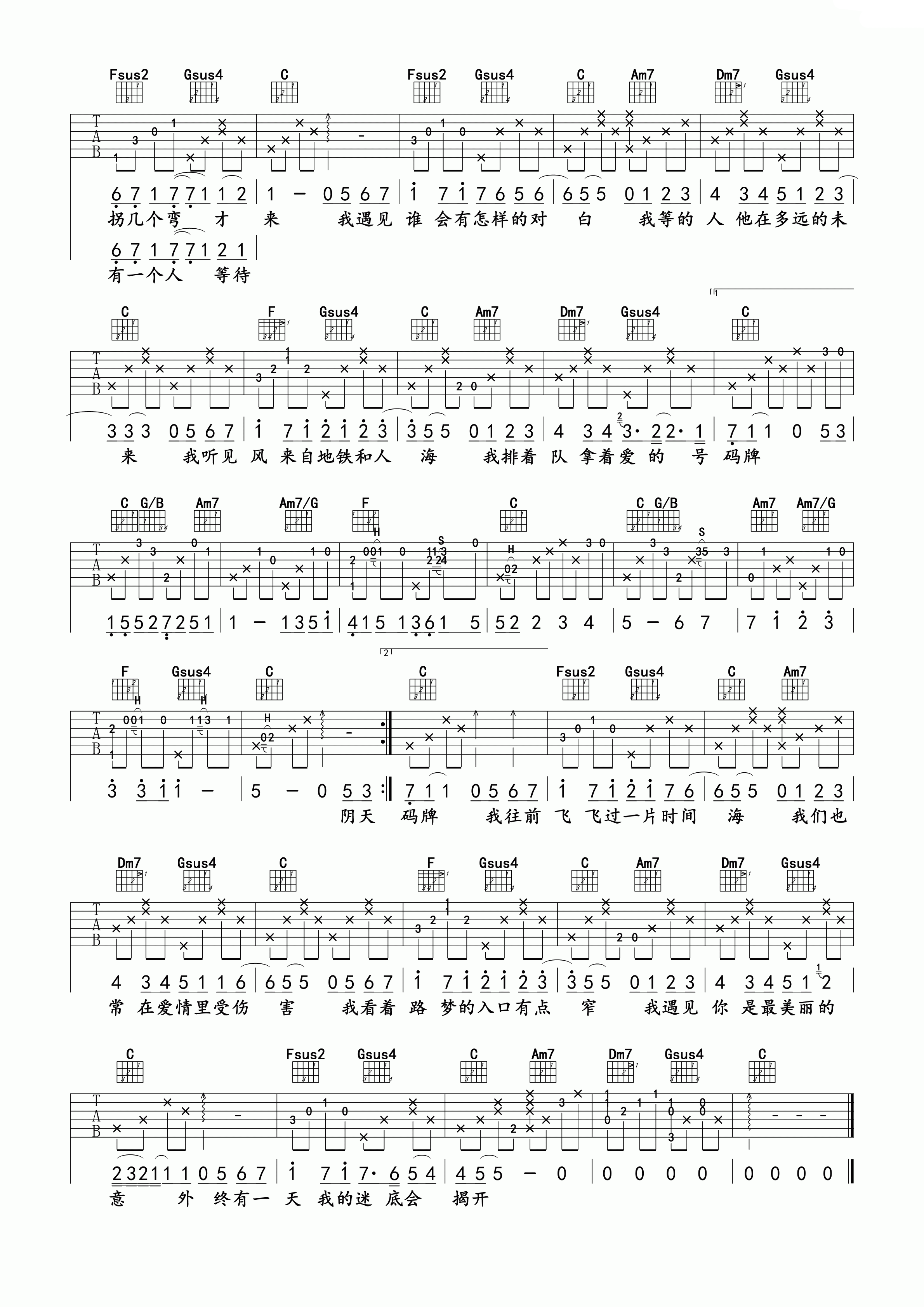 孙燕姿 遇见