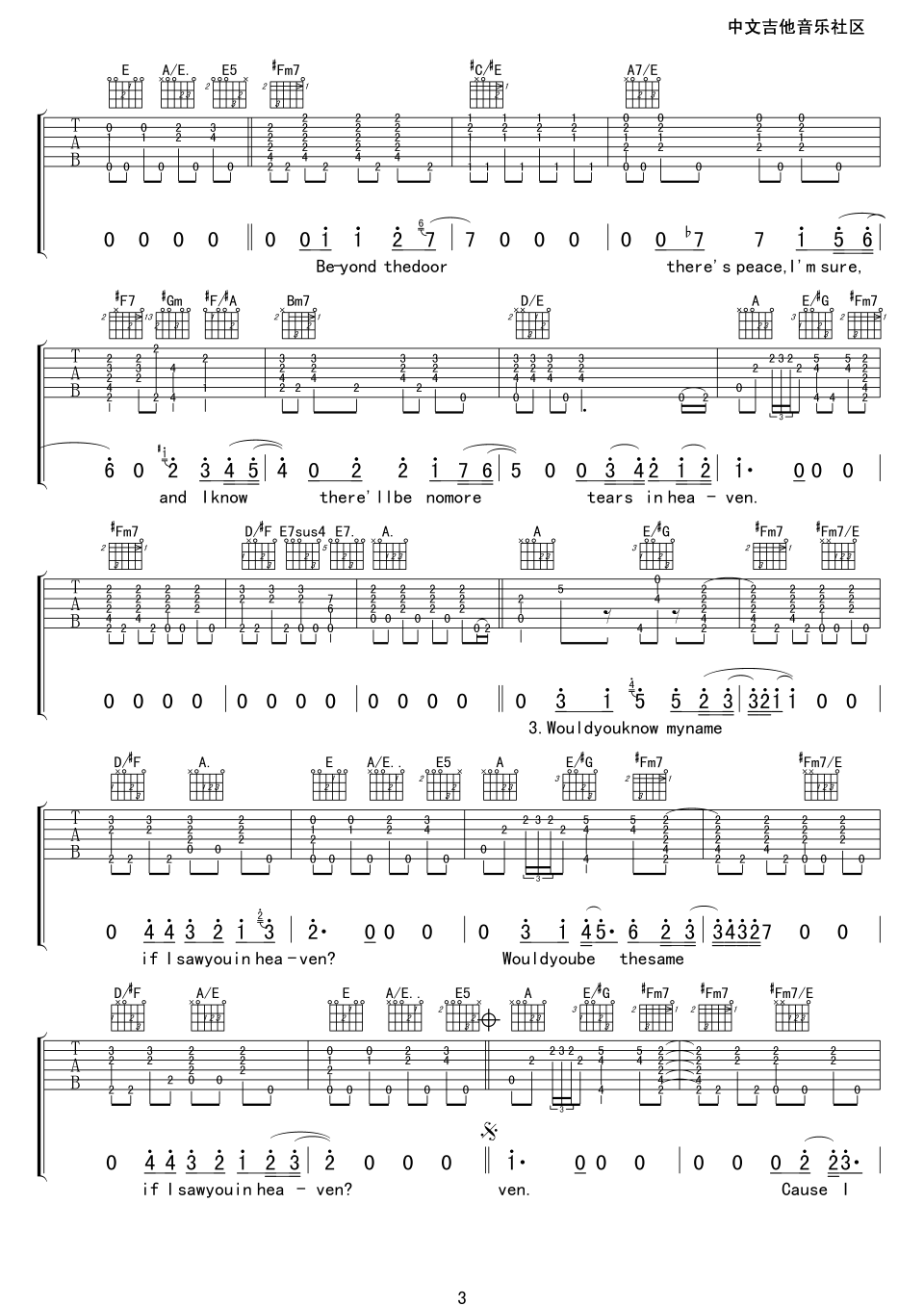 泪洒天堂tears in heaven